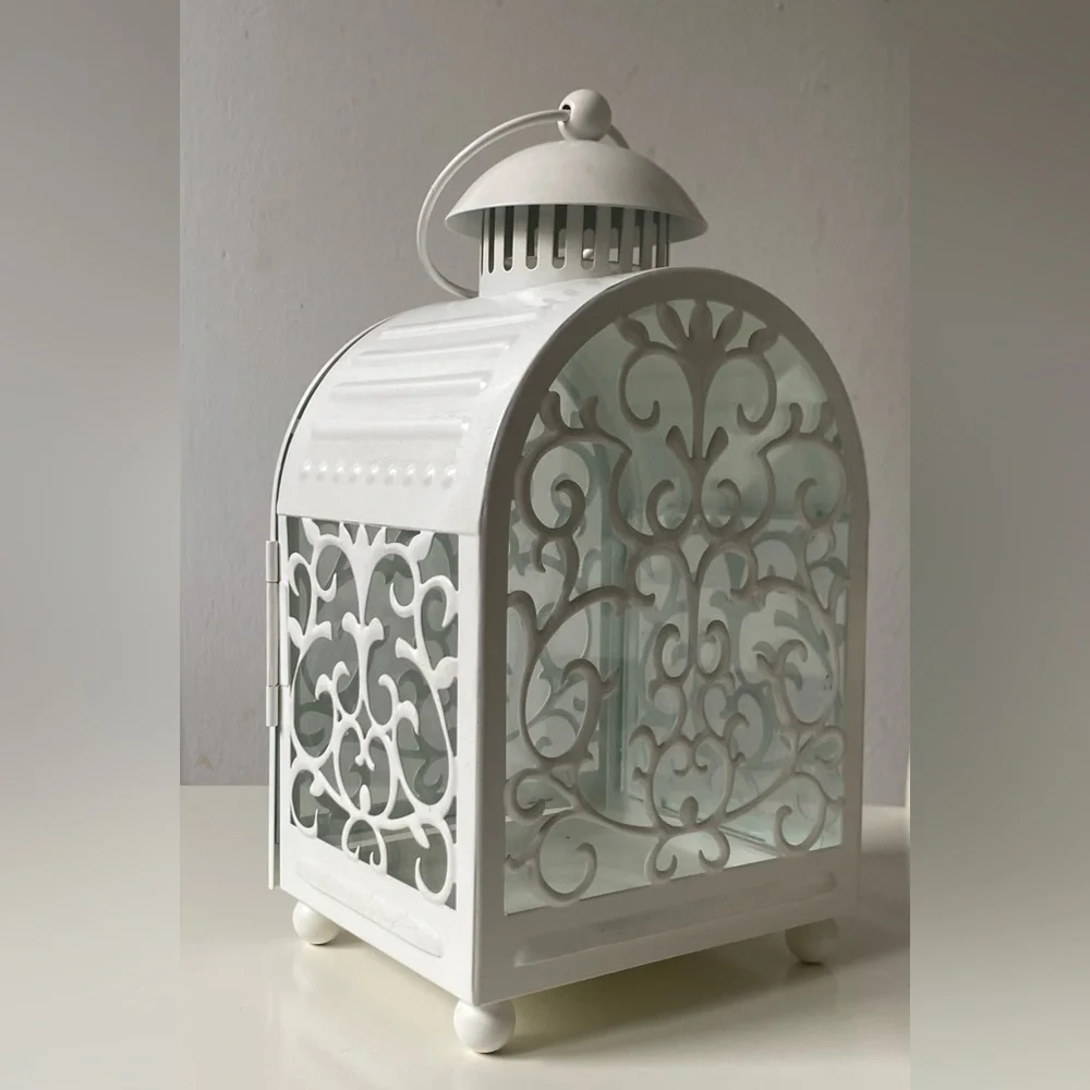 IKEA Elegant White Decorative Lantern